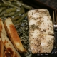 Baked Halibut with sides